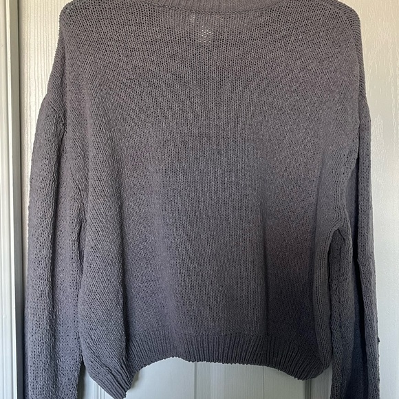 knitted grey sweater women’s XL - Picture 2 of 4